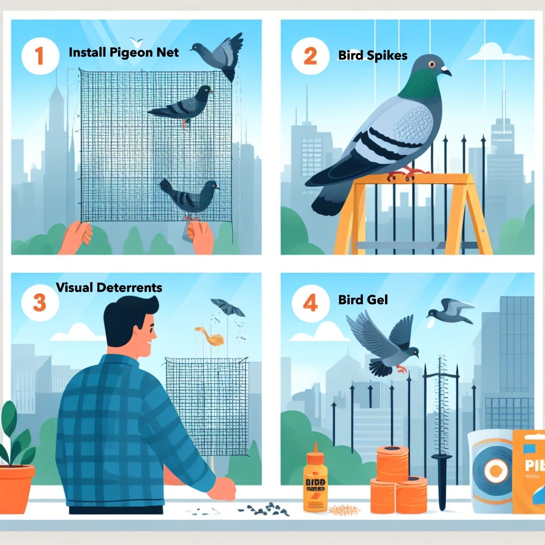 Tips to Keep Pigeons Away from Windows